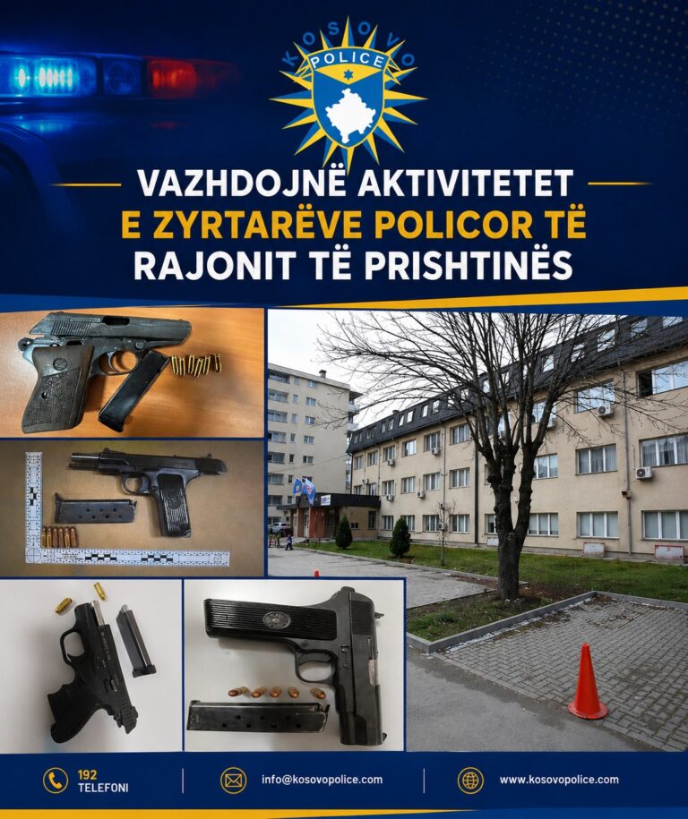 Vazhdojnë aktivitetet e zyrtarëve policorë të rajonit të Prishtinës