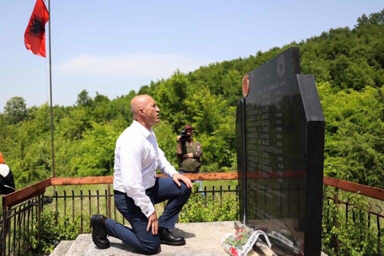 Haradinaj kujton të rënët në Sagonë: Kaçaniku ka historinë e qëndresës