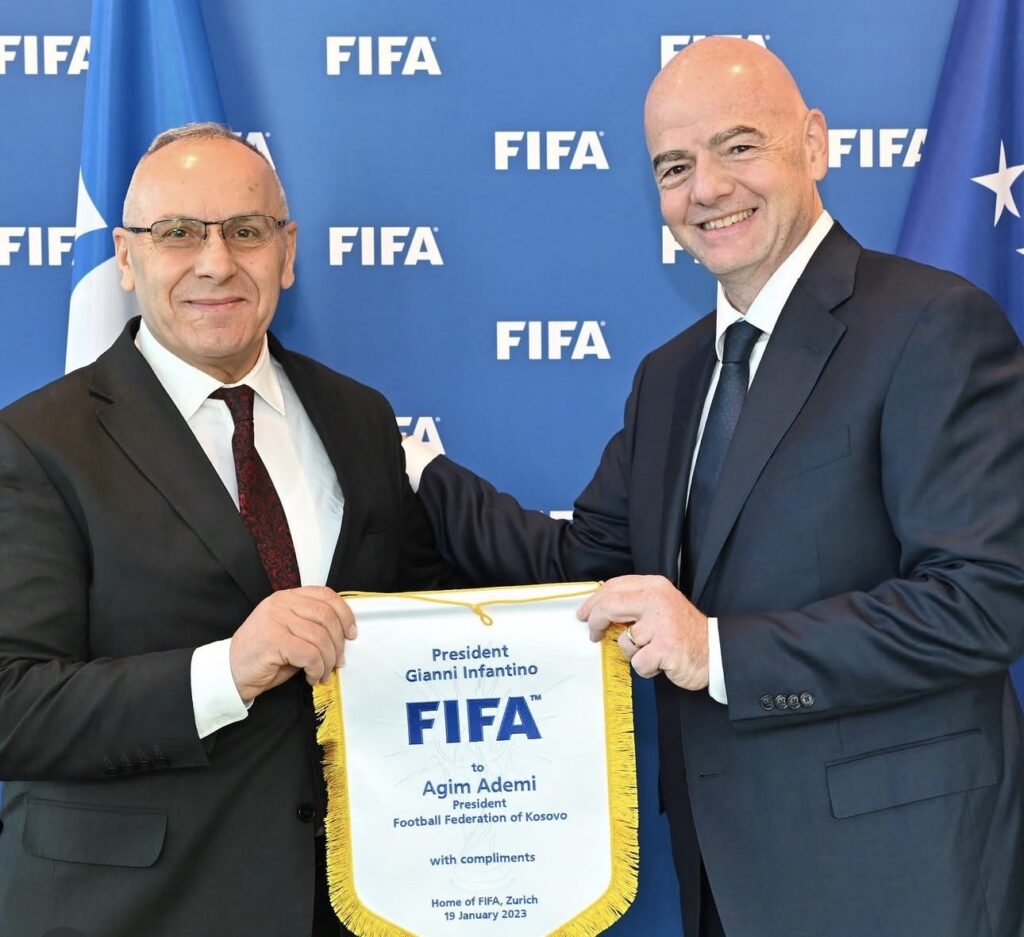 Infantino uron FFK-në për 10-vjetorin e anëtarësimit në FIFA