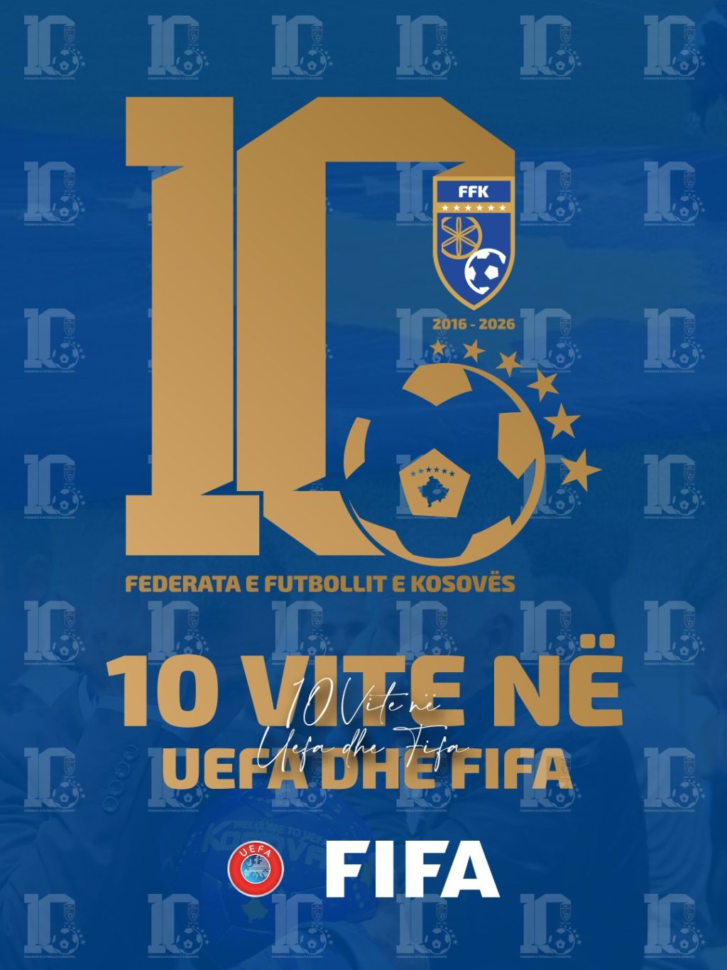 Kosova shënon 10-vjetorin në UEFA dhe FIFA