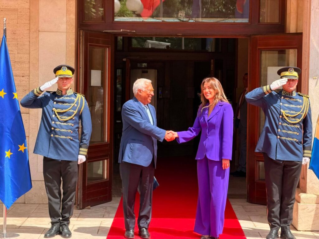 Haxhiu pret në takim presidentin e Këshillit Evropian, António Costa