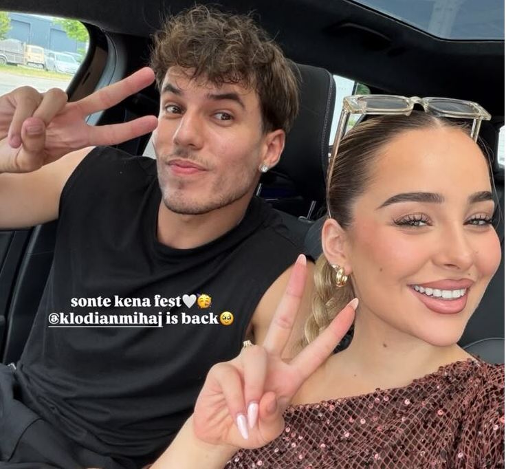 Elijona dhe Klodi festojnë rikthimin në Instagram