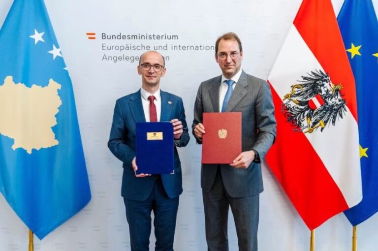 Kosova dhe Austria arrijnë marrëveshje për familjarët e diplomatëve
