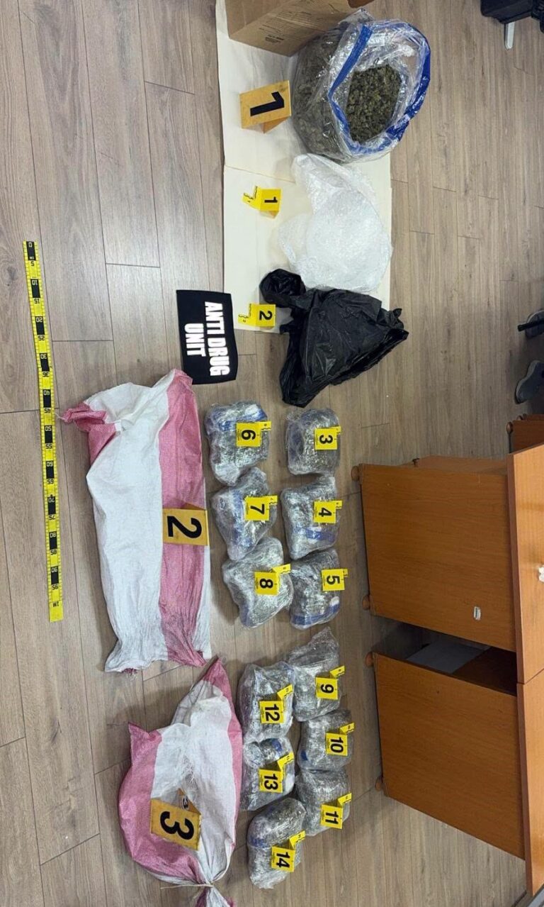 Arrestohen dy të dyshuar dhe konfiskohen afro 18 kg marihuanë