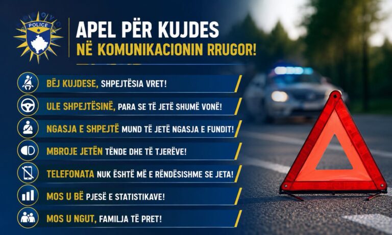 Mbi 2 mijë gjoba trafiku brenda një jave në rajonin e Gjilanit