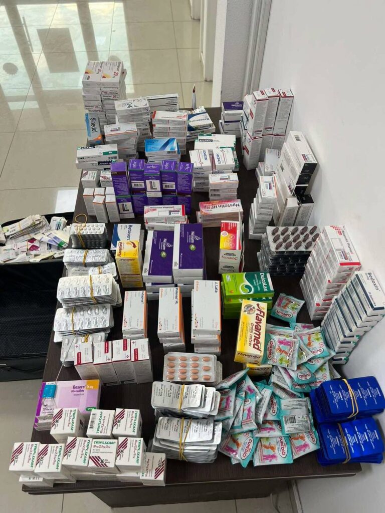 Mbi 7 mijë produkte farmaceutike të padeklaruara kapen në Jarinjë