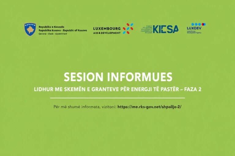 Bizneset informohen për grantet e energjisë së pastër