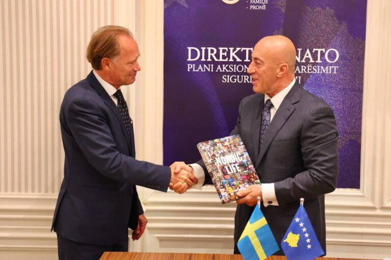 Haradinaj takon ambasadorin suedez Westerlund: Kërkova mbështetjen e Suedisë për proceset jetike të Kosovës
