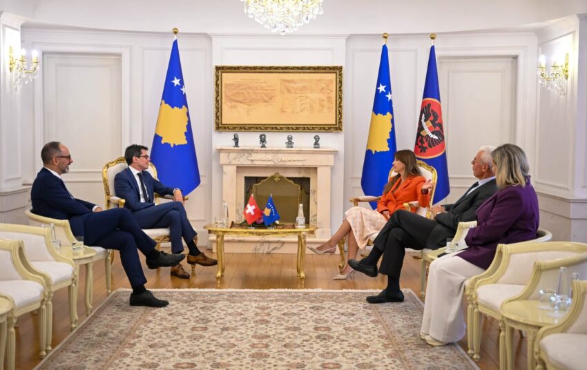 Haxhiu falënderon ambasadorin zviceran në takimin lamtumirës