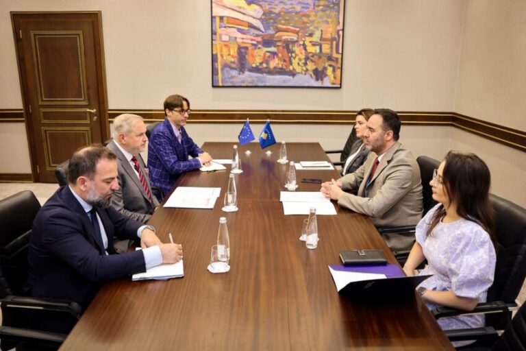Konjufca kërkon përshpejtim të rrugës së Kosovës drejt BE-së në takimin me eurodeputetin Terras
