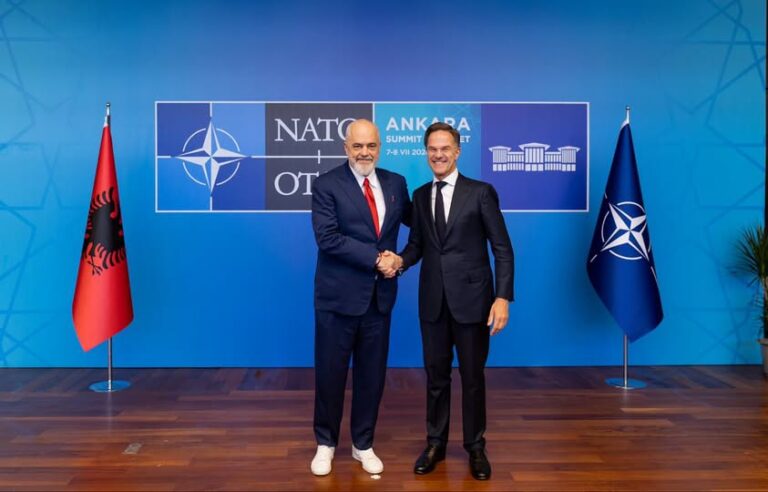 Rutte konfirmon: Samiti i NATO-s 2027 do të mbahet në Tiranë