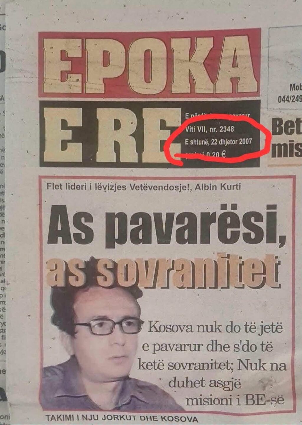 Kadrijaj kritikon Kurtin: “Shikoni kush na udhëheq”