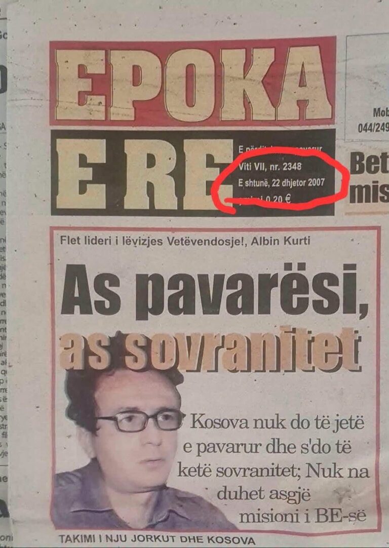Kadrijaj kritikon Kurtin: “Shikoni kush na udhëheq”