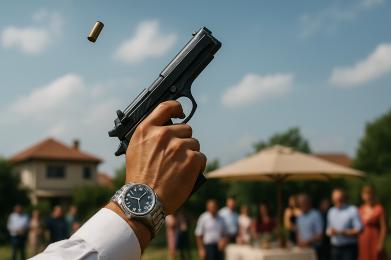 Të shtëna në një aheng familjar në Rahovec, Policia sekuestron armë dhe municion