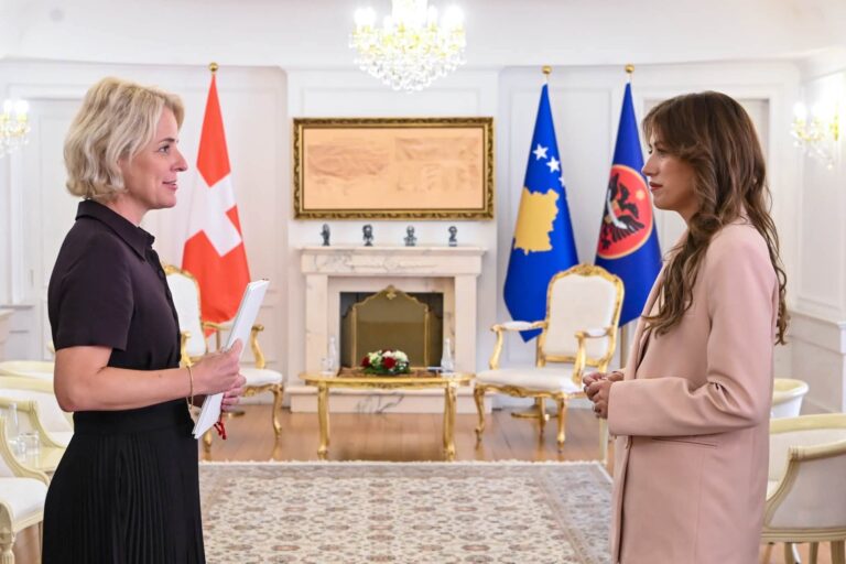 Haxhiu pret ambasadoren e re zvicerane, premton forcim të bashkëpunimit